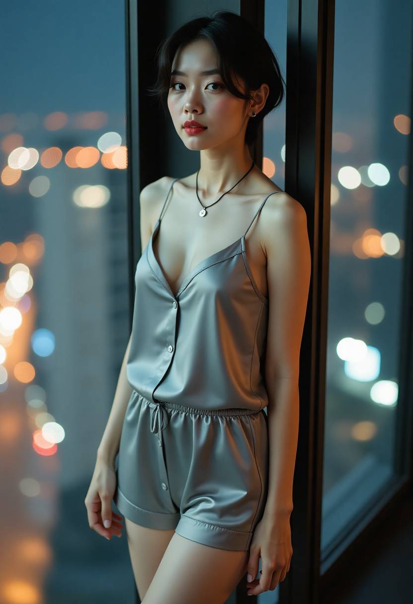 海岛上的白色灯塔